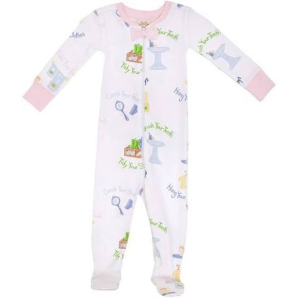 Brand new with tags! Size 2T NON-FOOTED Mastering Manners pjs